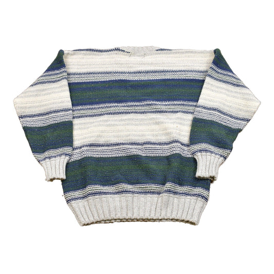 Vintage American Eagle Striped Knitted Sweater Men's Large from propervintagecanada