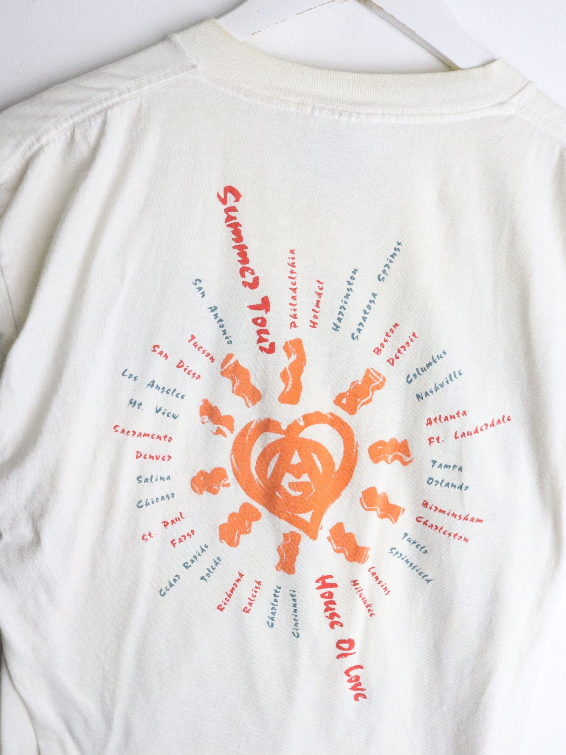 Vintage Amy Grant T Shirt Mens Large White House of Love