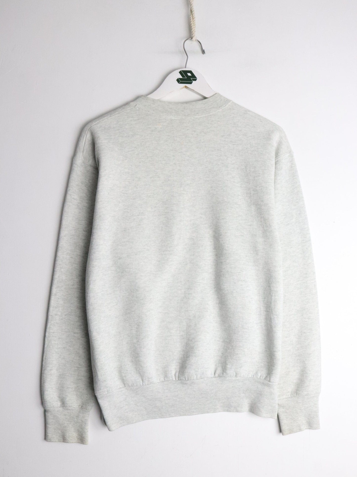 Vintage Anishinabi Fishing Lodge Sweatshirt Mens Medium Grey 90s from propervintagecanada