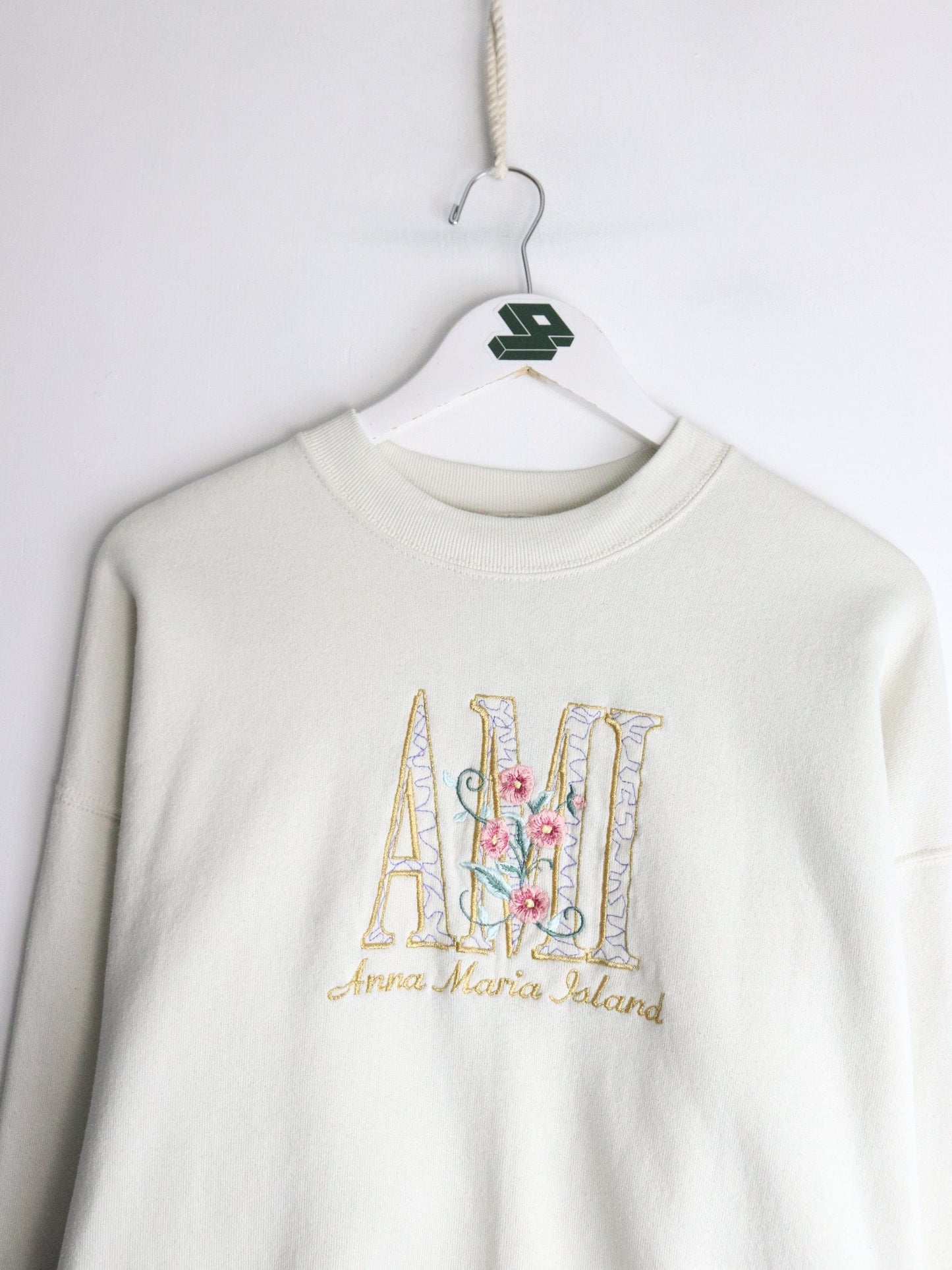 Vintage Anna Maria Island Sweatshirt Mens XL Beige from propervintagecanada