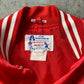 Vintage Apple Auto Glass Jacket Mens Large Red Satin Snap On Coat from propervintagecanada