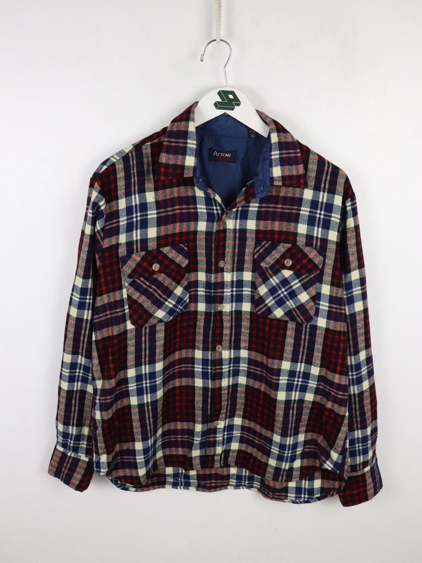 Vintage Arrow Shirt Mens Large Red Flannel from propervintagecanada