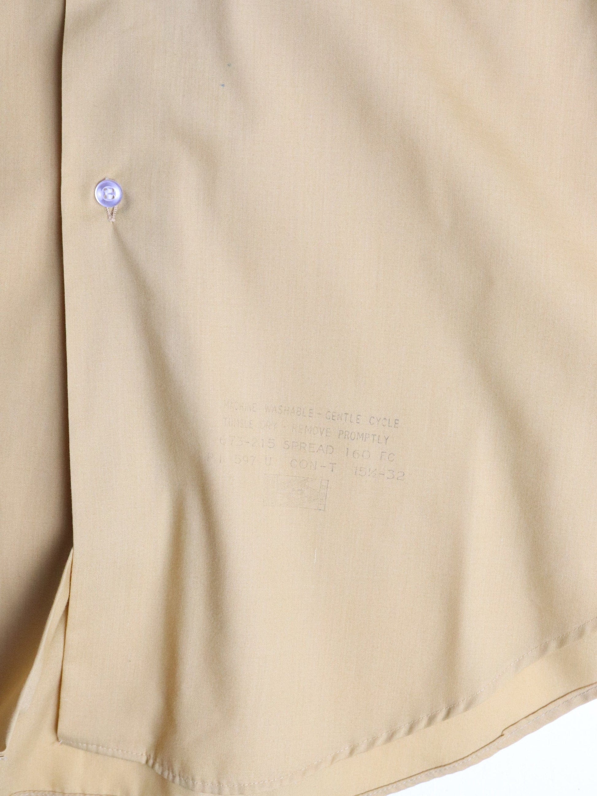 Vintage Arrow Shirt Mens Medium Yellow Button Up from propervintagecanada