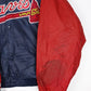 Vintage Atlanta Braves Jacket Mens 2XL Blue Wax Cost MLB Varsity Bomber from propervintagecanada