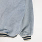 Vintage B.U.M. Equipment Jacket Mens Large Blue Denim Varsity from propervintagecanada