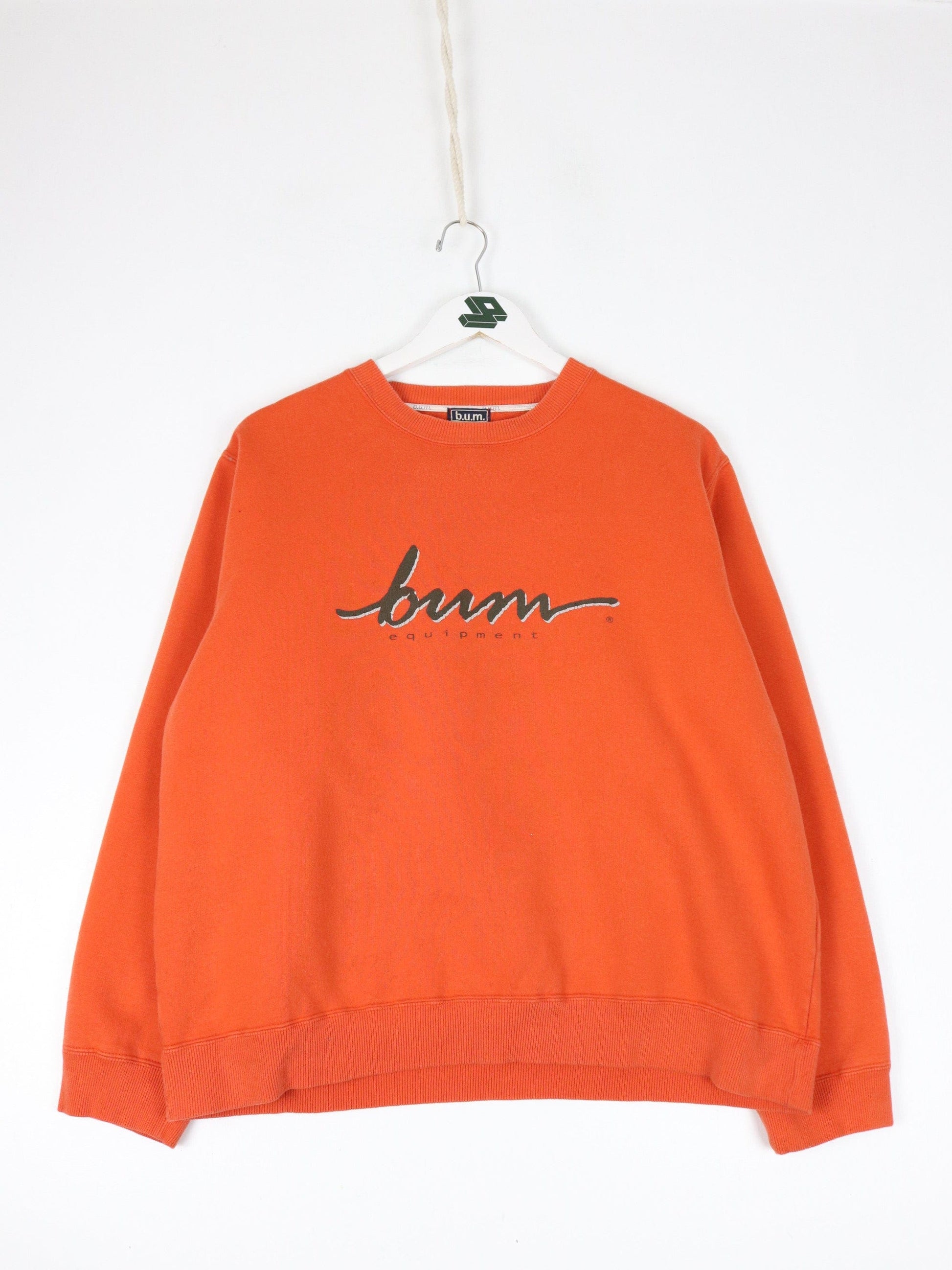 Vintage B.U.M. Equipment Sweatshirt Youth XL Orange from propervintagecanada