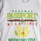 Vintage Bahamas Passport T Shirt Mens XL White 90s Funny from propervintagecanada