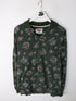 Vintage Barking Fish Shirt Mens Medium Green from propervintagecanada