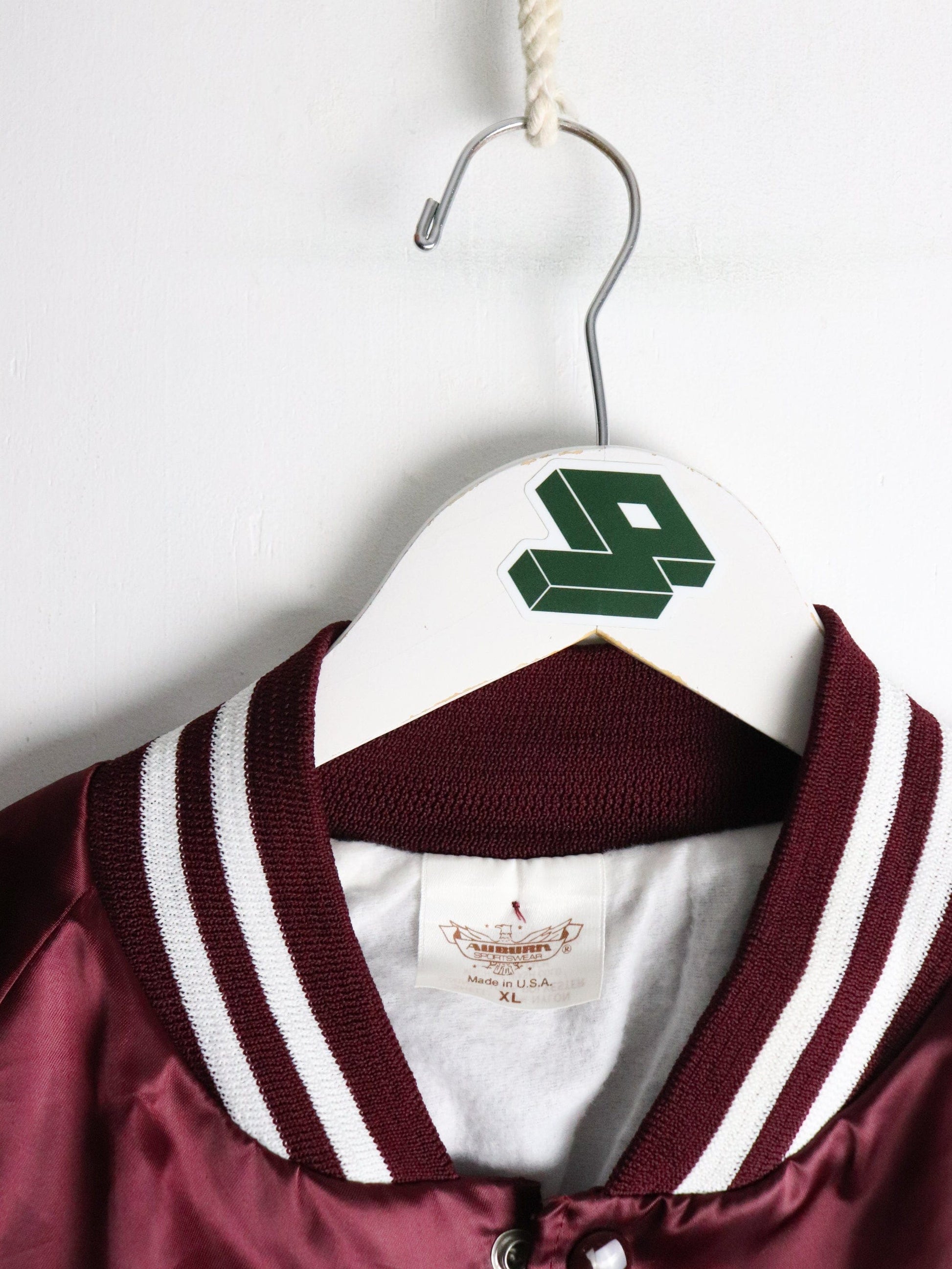 Vintage Beavers Basketball Jacket Mens XL Red Satin from propervintagecanada