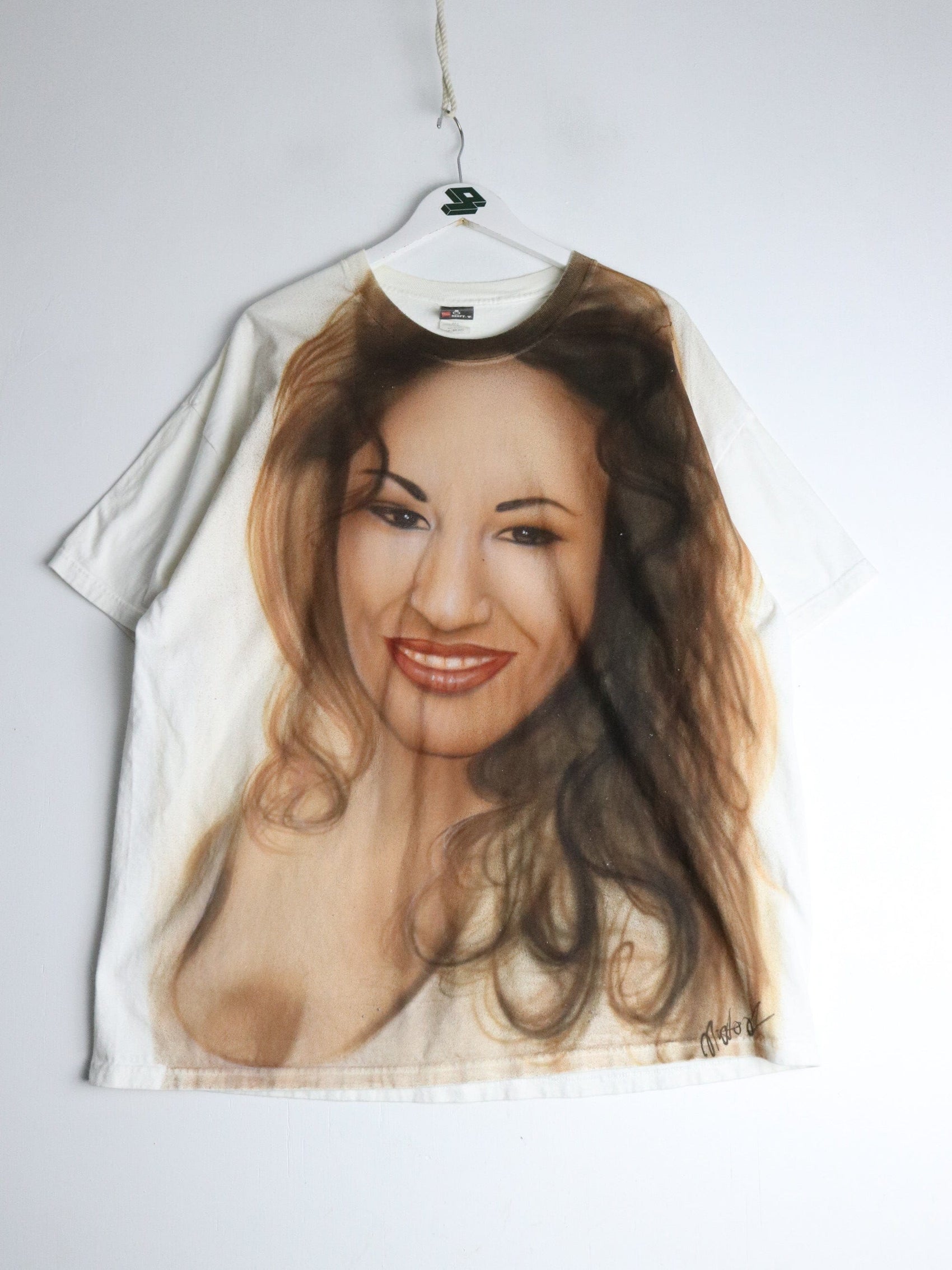 Vintage Big Face T Shirt Mens 2XL White from propervintagecanada