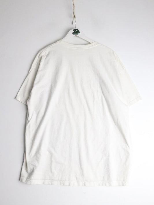 Vintage Big Face T Shirt Mens 2XL White from propervintagecanada