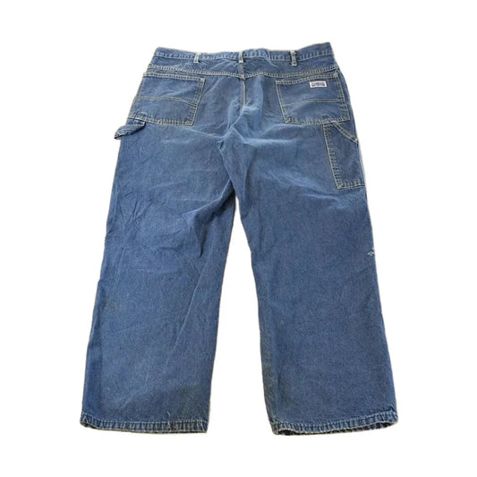 Vintage Big Smith Distressed Denim Carpenter Jeans, Men's 39x28 from propervintagecanada