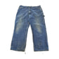 Vintage Big Smith Distressed Denim Carpenter Jeans, Men's 39x28 from propervintagecanada