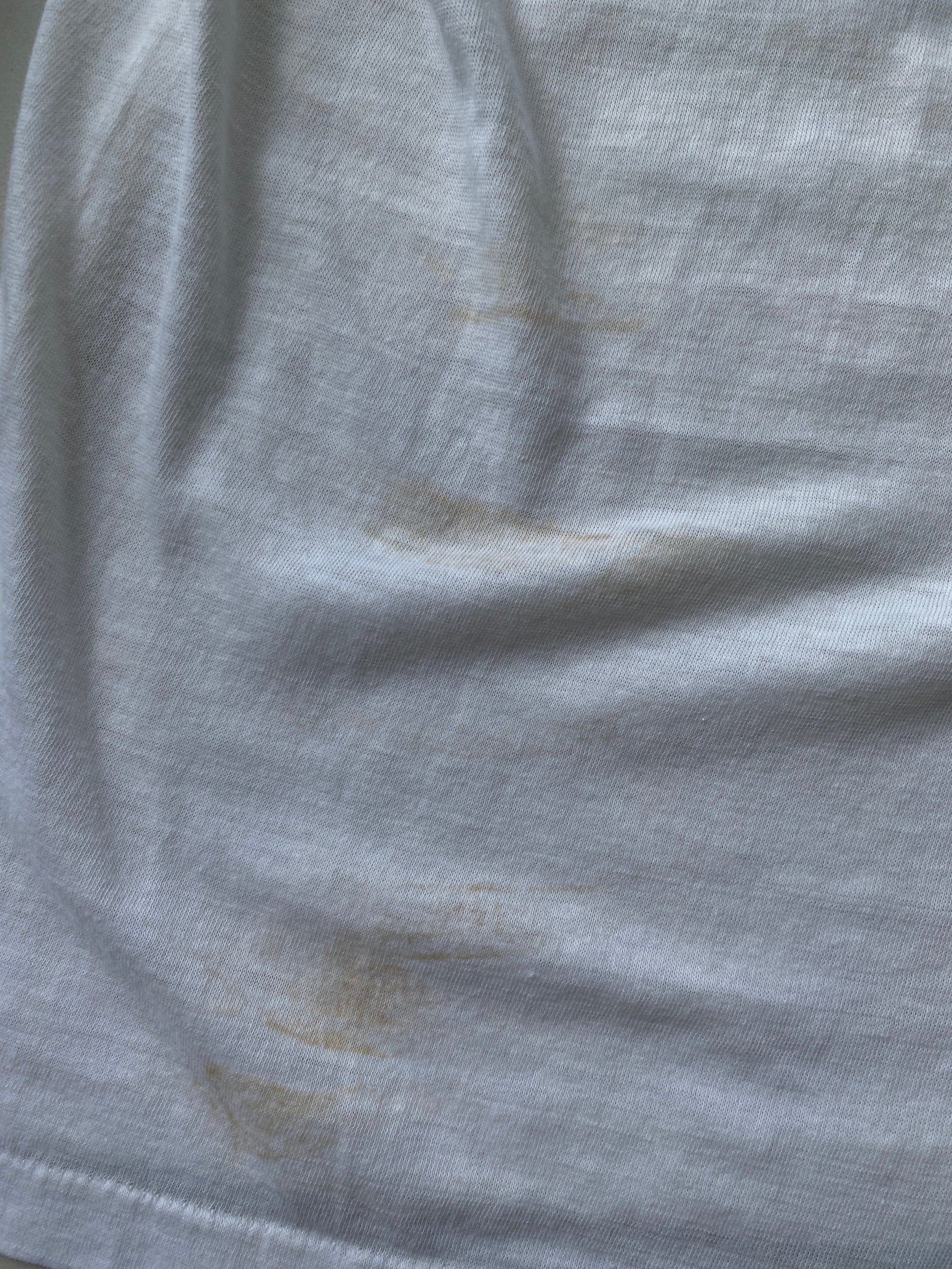 Vintage Blue Devils Drum Bugle T Shirt Mens Medium White