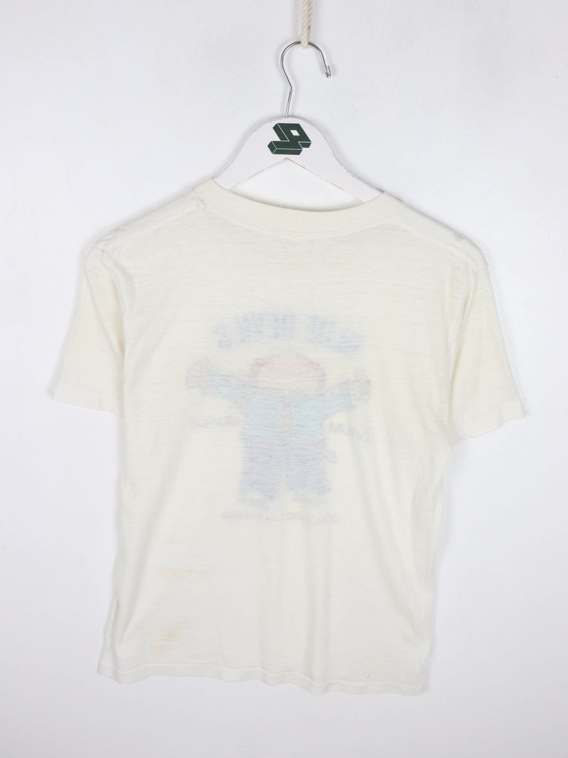 Vintage Blue Devils Drum Bugle T Shirt Mens Medium White