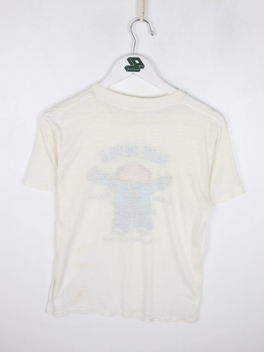 Vintage Blue Devils Drum Bugle T Shirt Mens Medium White