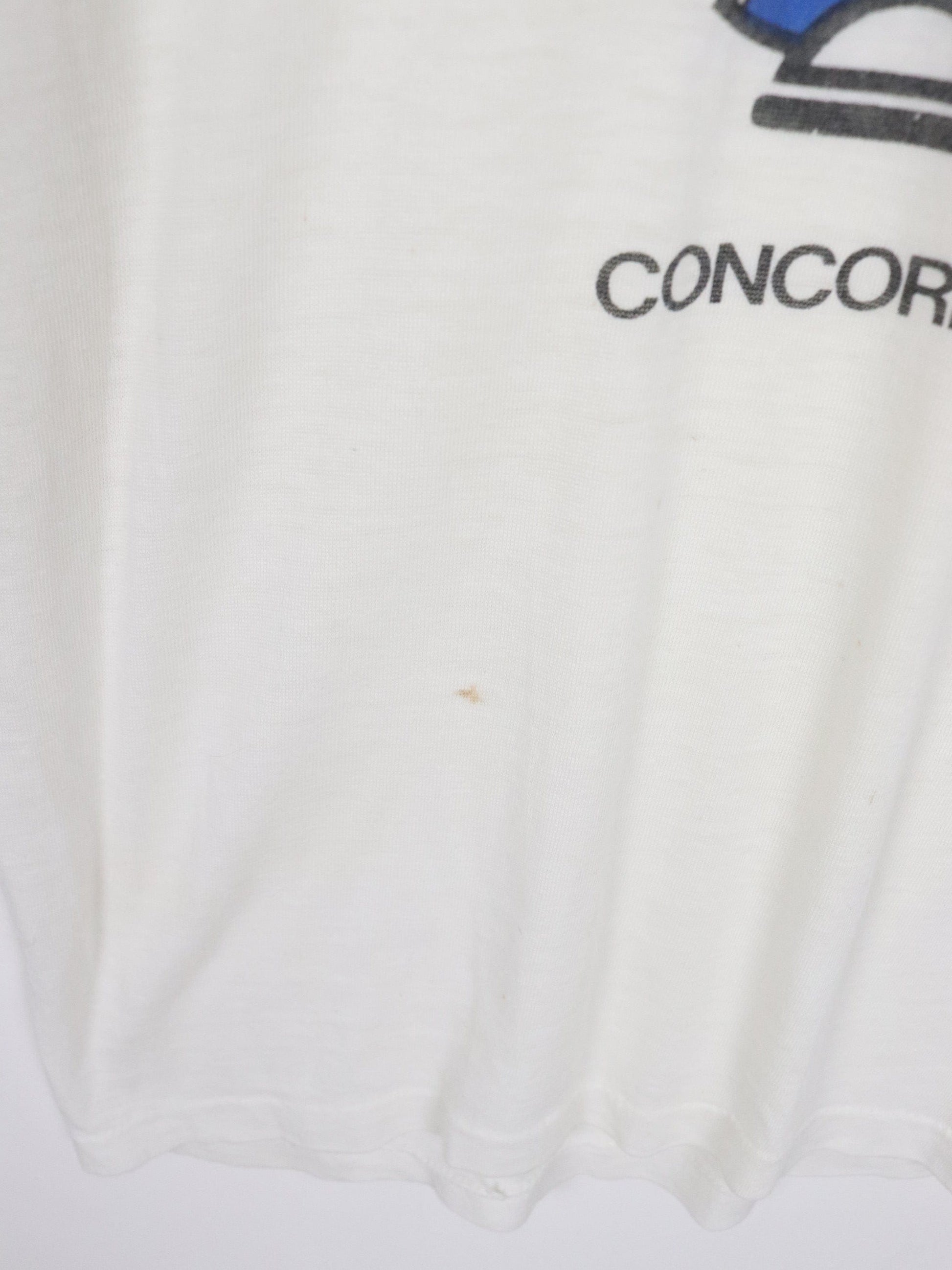 Vintage Blue Devils Drum Bugle T Shirt Mens Medium White