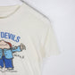 Vintage Blue Devils Drum Bugle T Shirt Mens Medium White