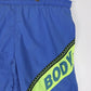 Vintage Body Glove Swim Trunks Fits Mens 38 Blue Bathing Suit