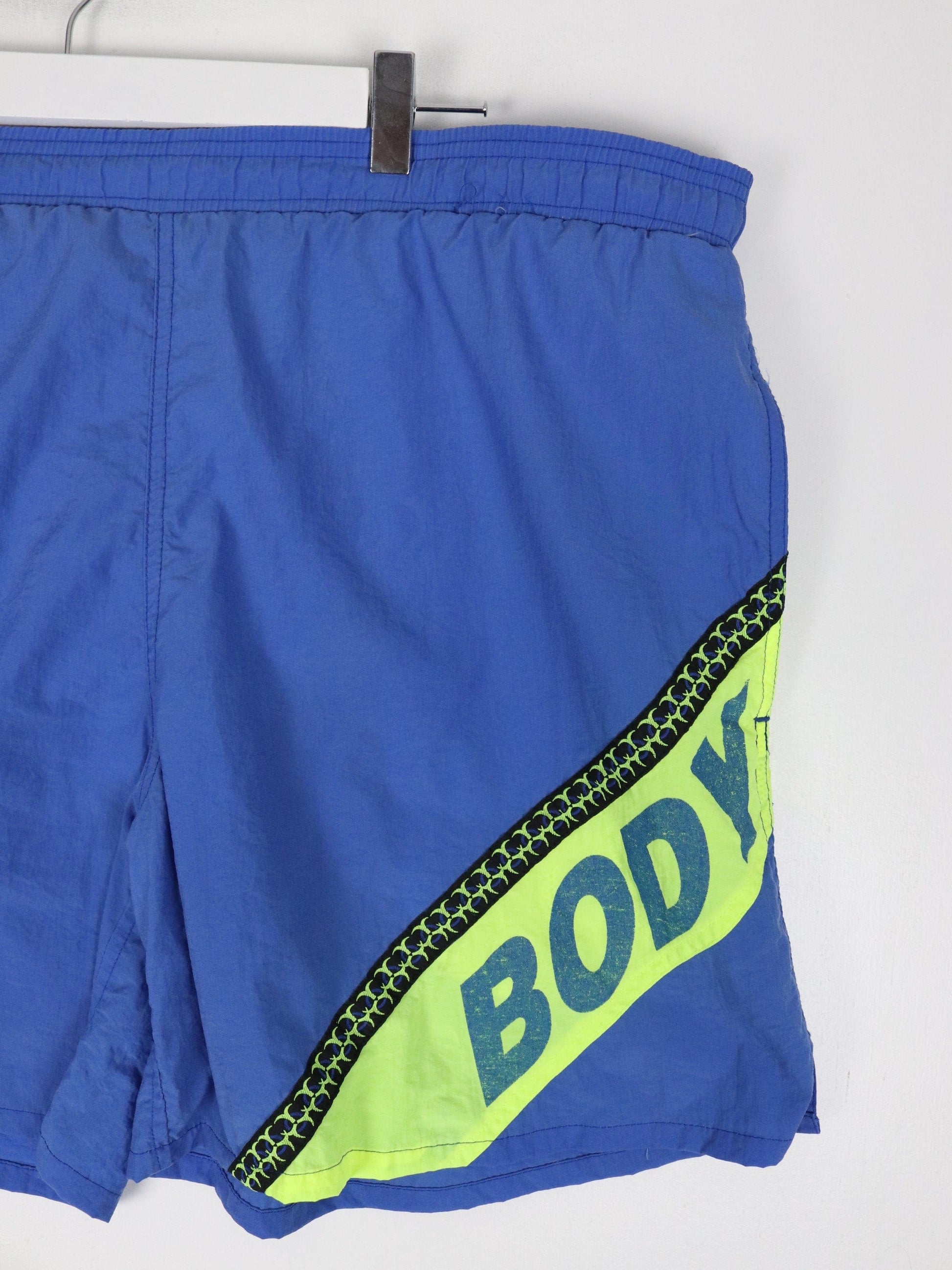 Vintage Body Glove Swim Trunks Fits Mens 38 Blue Bathing Suit