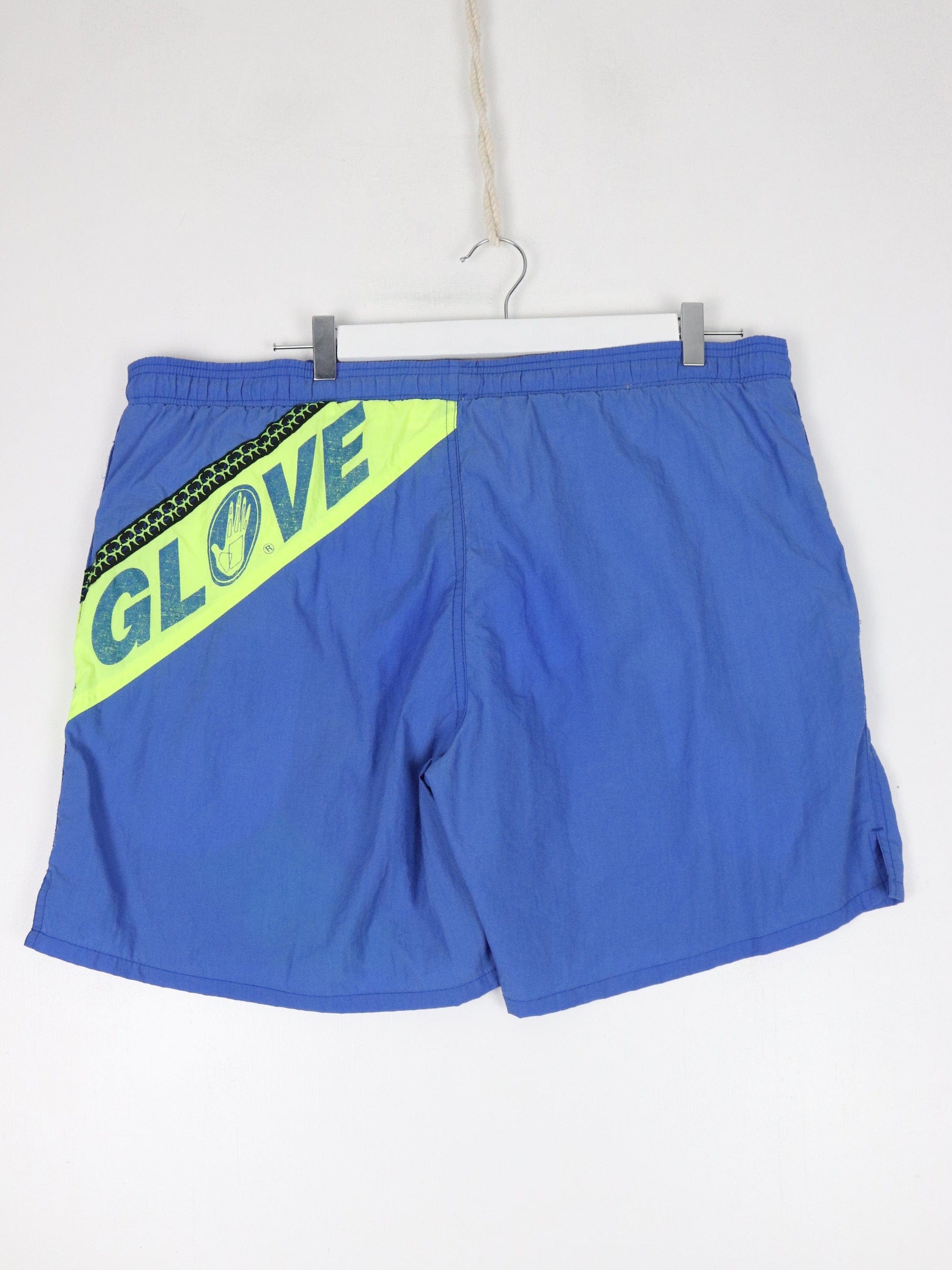 Vintage Body Glove Swim Trunks Fits Mens 38 Blue Bathing Suit