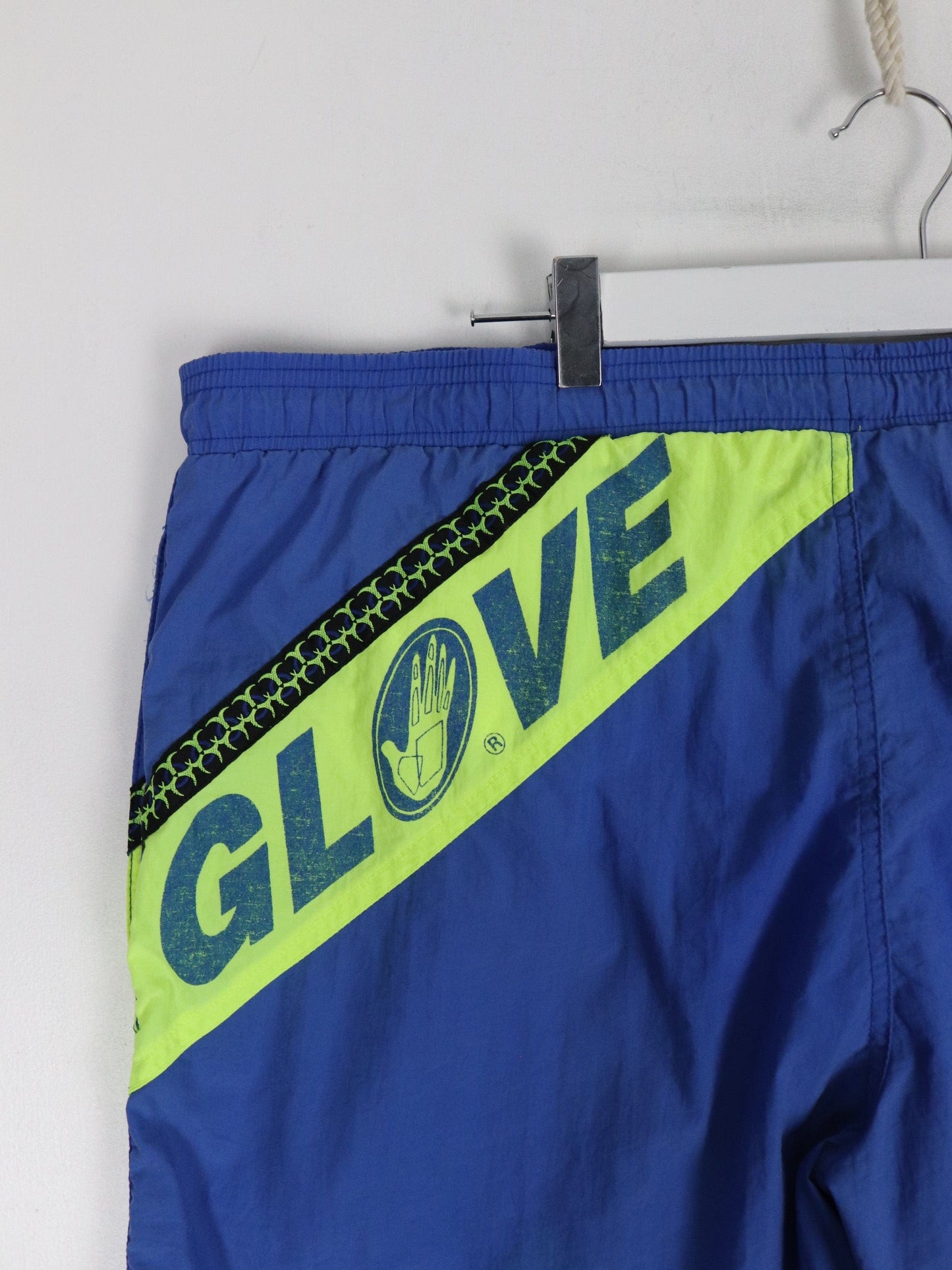 Vintage Body Glove Swim Trunks Fits Mens 38 Blue Bathing Suit