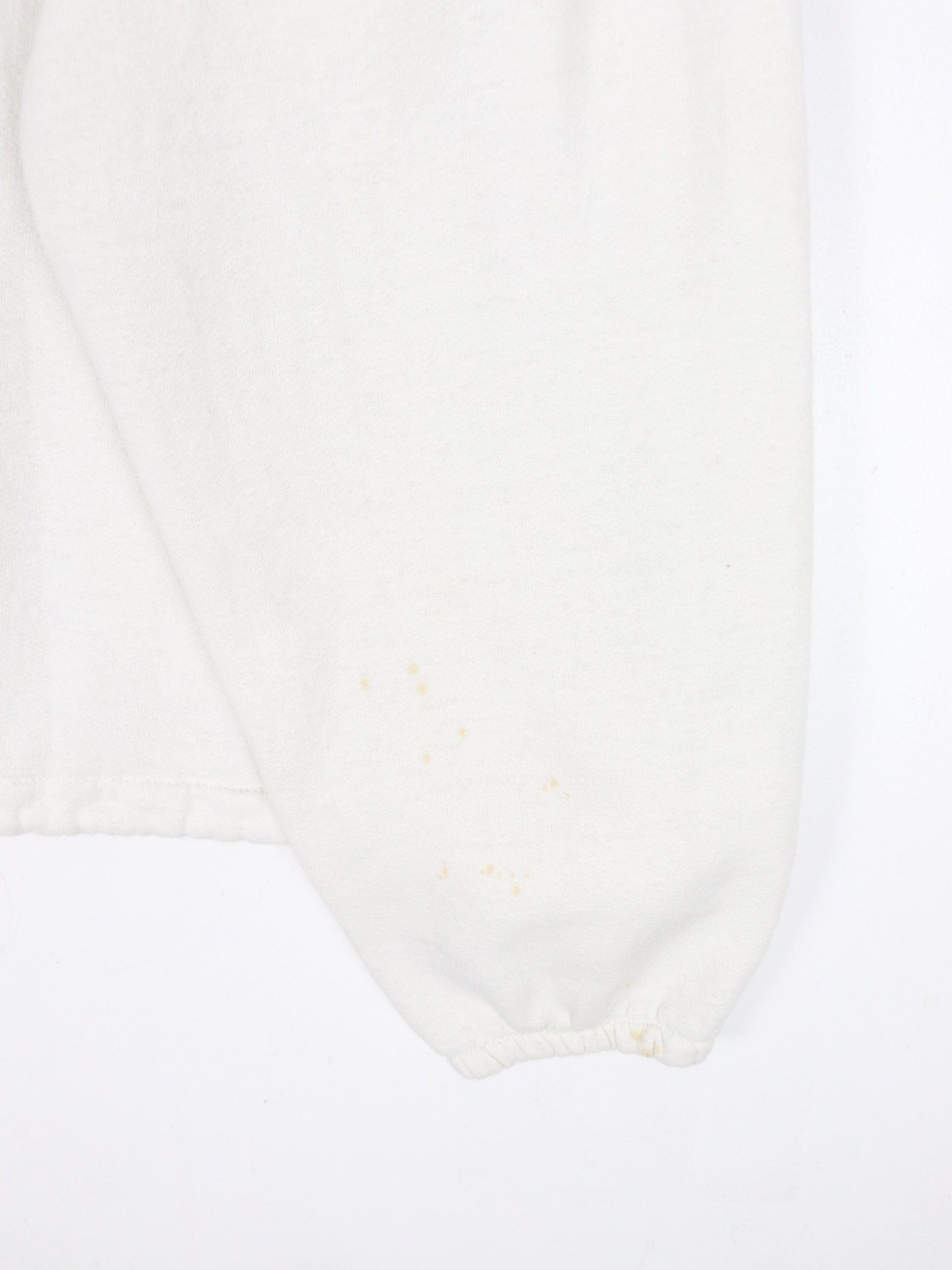 Vintage Bodygear Athletic Sweatshirt Mens Medium White Hoodie