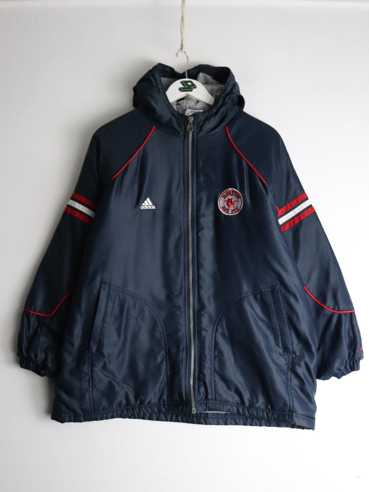 Vintage Boston Red Sox Jacket Youth XL Blue Adidas from propervintagecanada