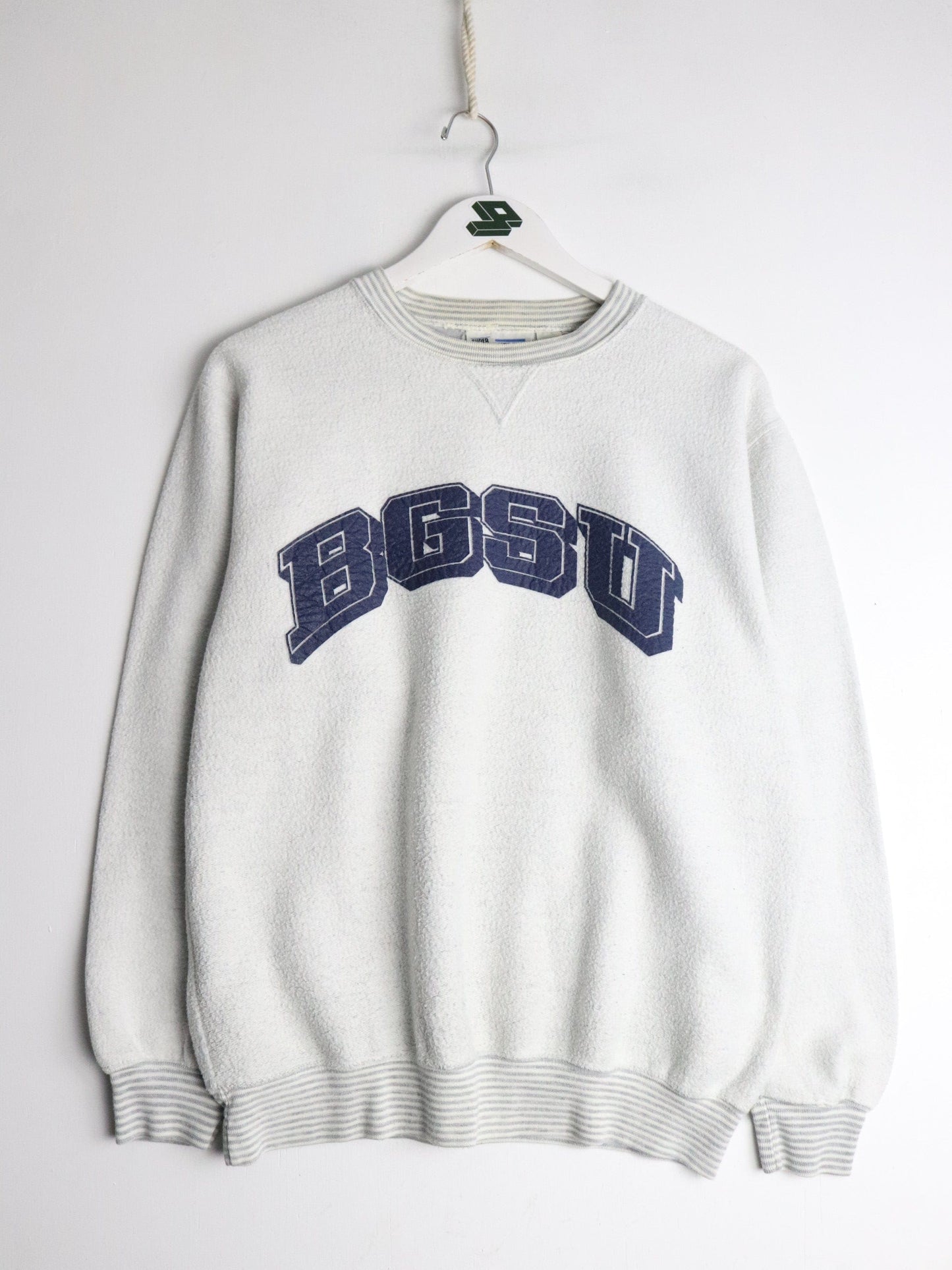 Vintage Bowling Green State University Sweatshirt Fits Mens Medium Grey from propervintagecanada