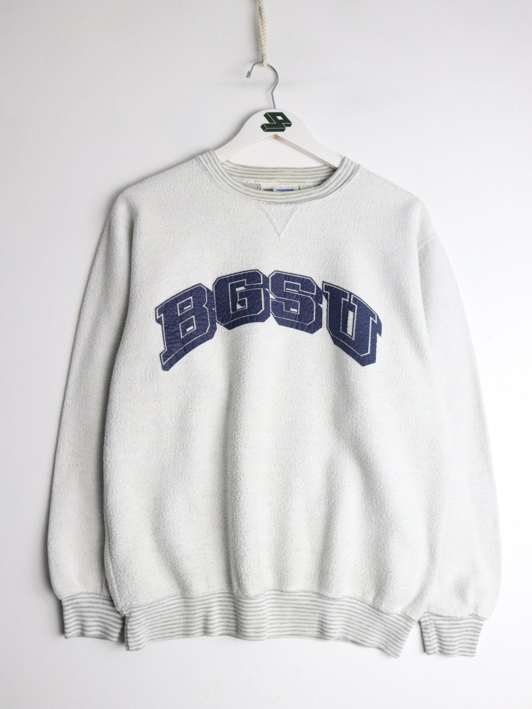 Vintage Bowling Green State University Sweatshirt Fits Mens Medium Grey