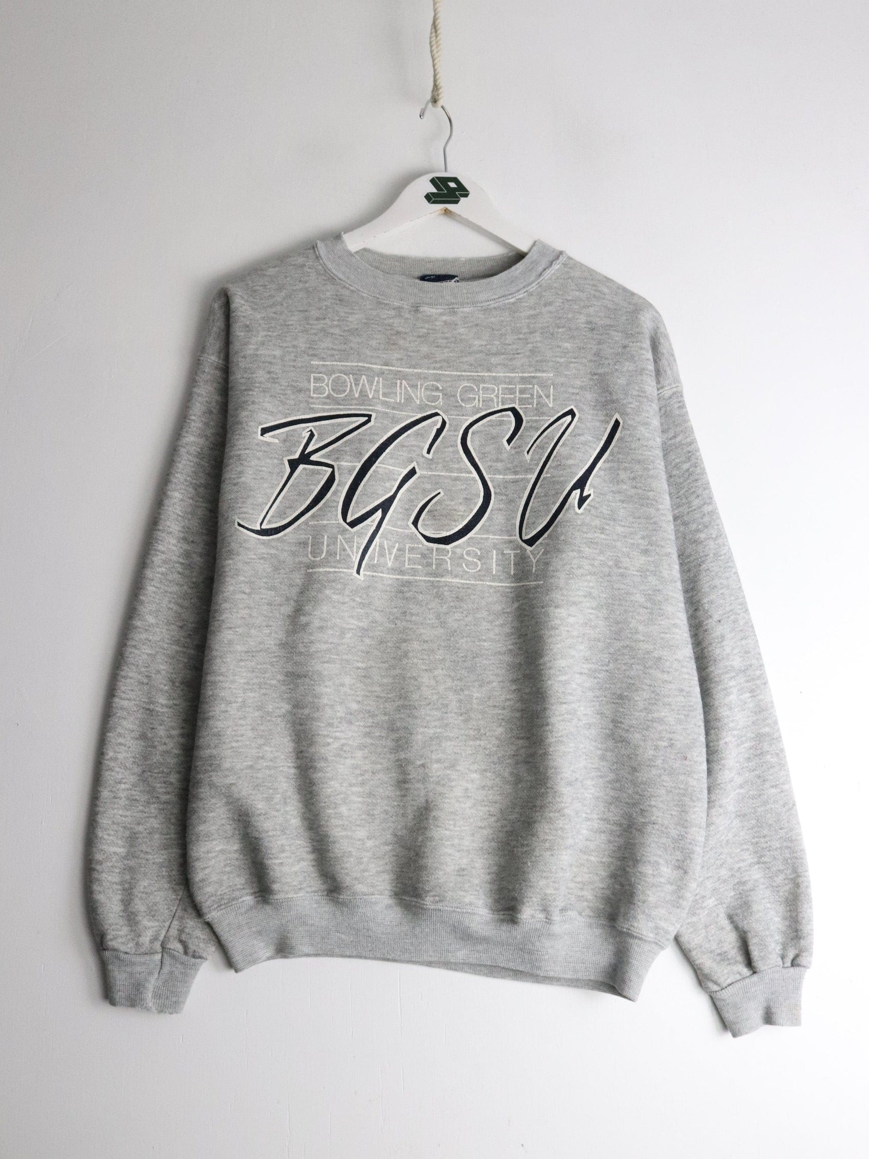 Vintage Bowling Green State University Sweatshirt Mens Small Grey