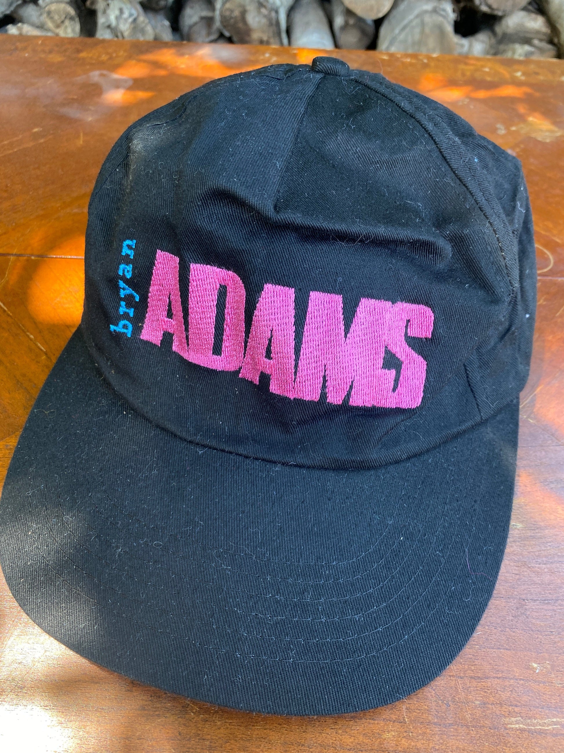 Vintage Bryan Adams Hat Adult Black Snap Back from propervintagecanada