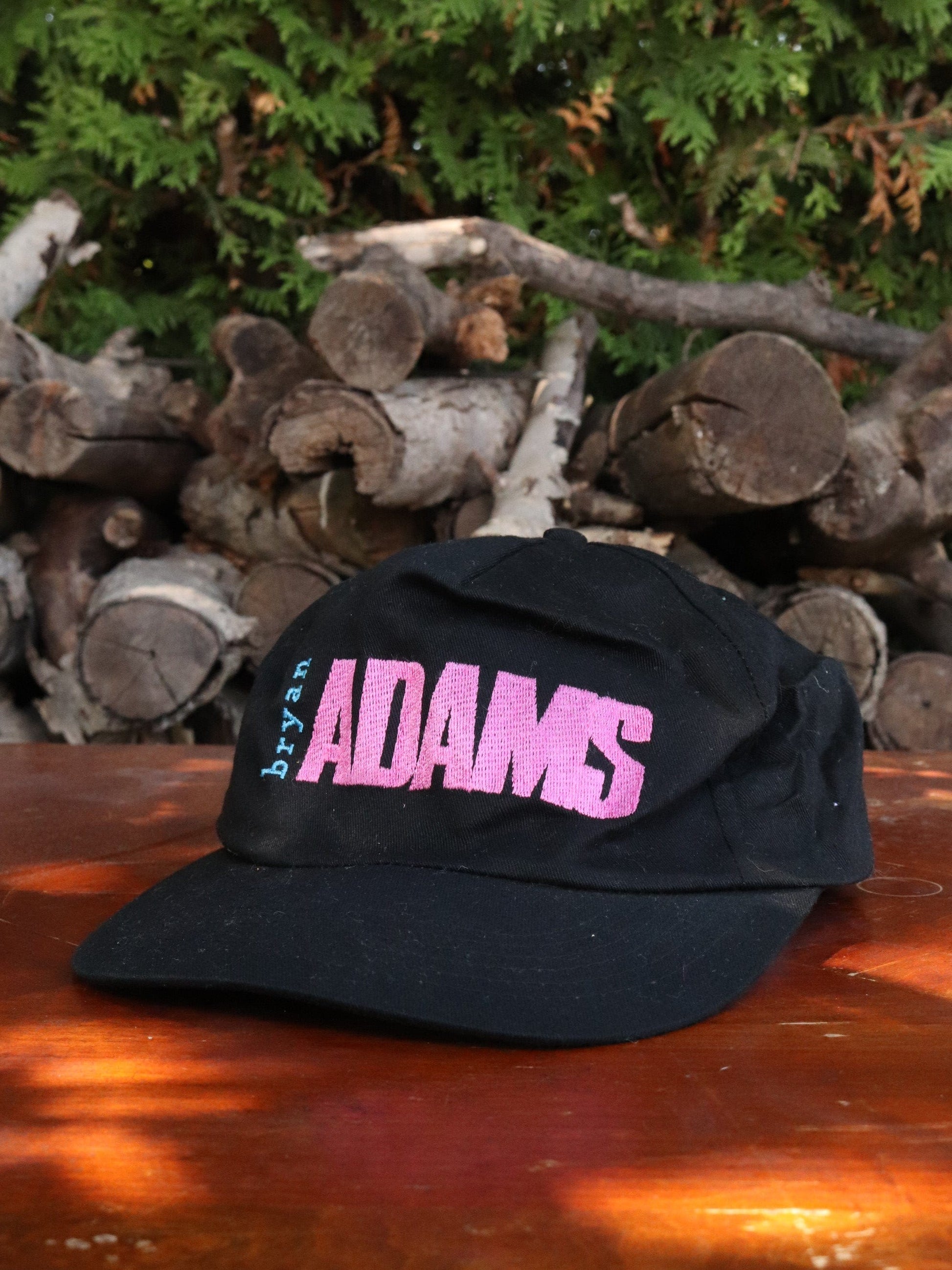 Vintage Bryan Adams Hat Adult Black Snap Back from propervintagecanada