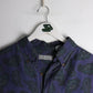 Vintage Bugle Boy Shirt Mens XL Purple Paisley Button Up from propervintagecanada