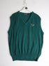 Vintage C.F. Hathaway Sweater Mens XL Green Knit Vest Golf