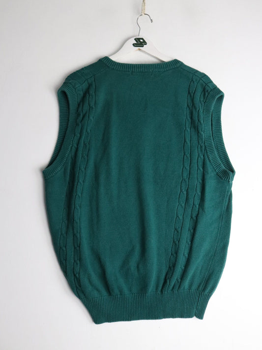 Vintage C.F. Hathaway Sweater Mens XL Green Knit Vest Golf from propervintagecanada