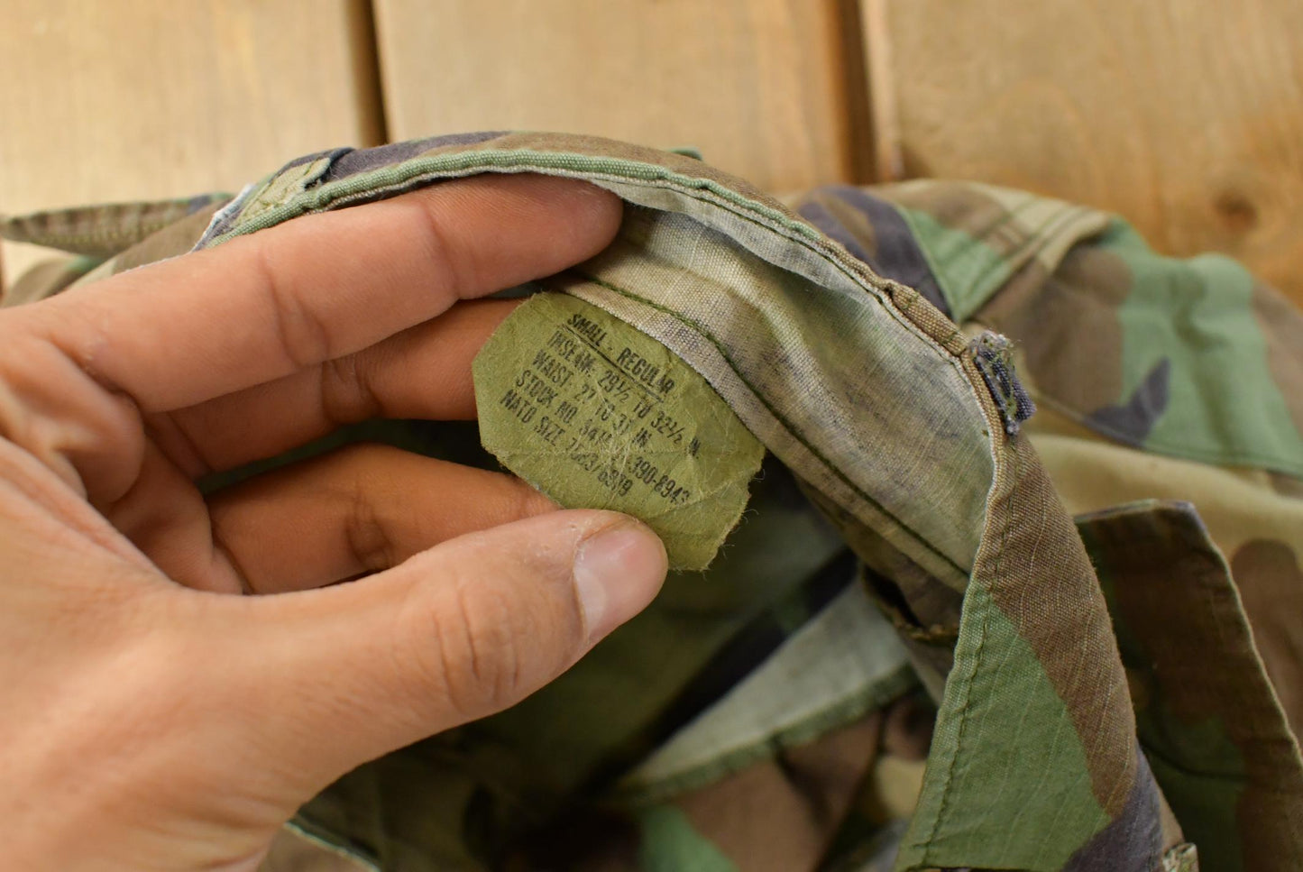 Vintage Camo Cargo Pants Men's 30x31, 2000s Military Streetwear from propervintagecanada