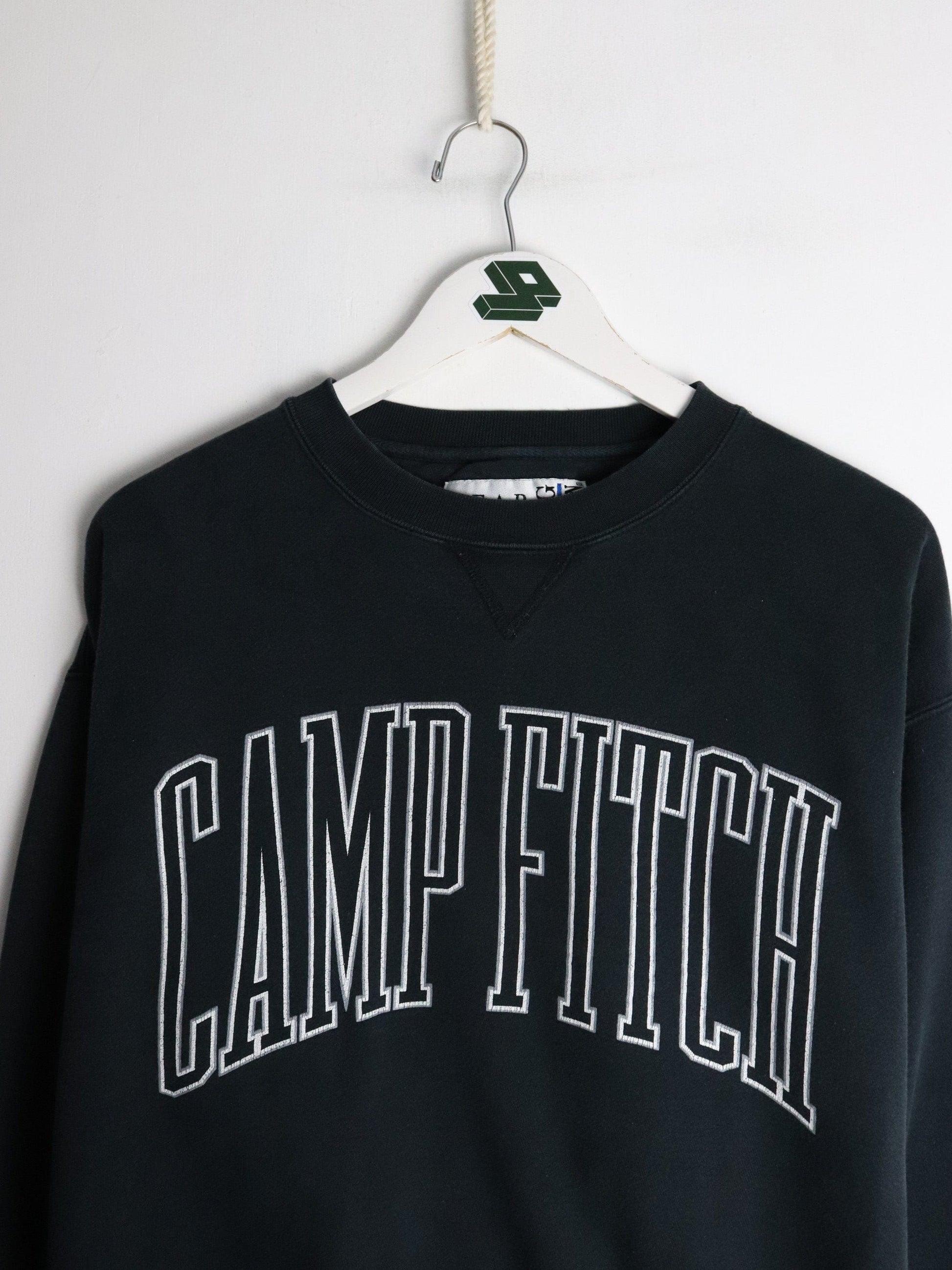 Vintage Camp Fitch Sweatshirt Mens Small Black