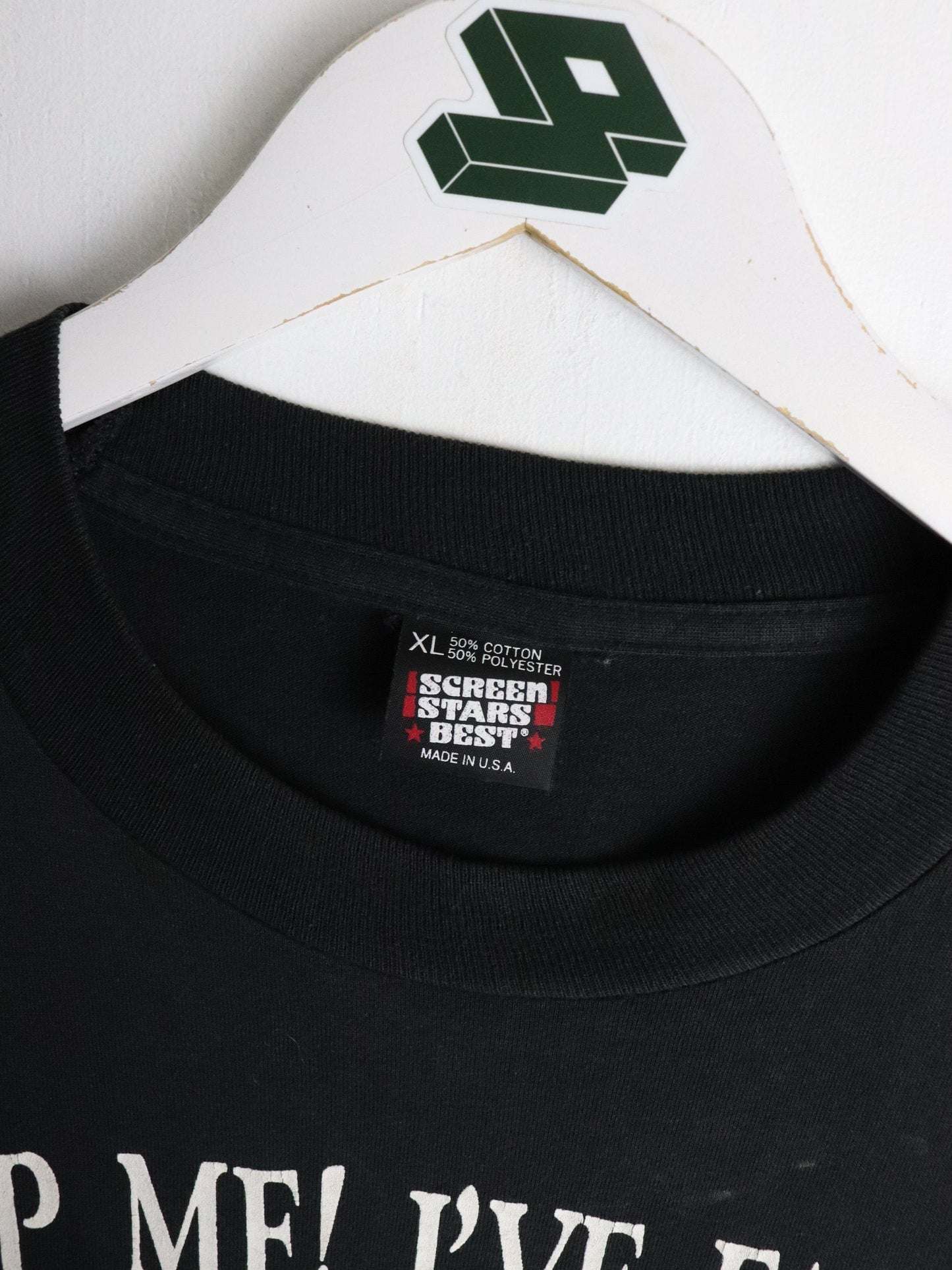 Vintage Can't Reach My Beer T Shirt Mens XL Black