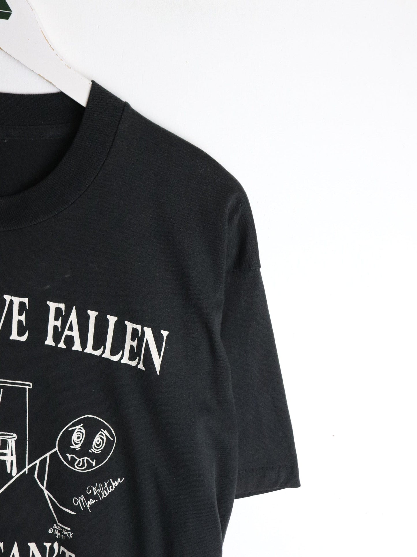 Vintage Can't Reach My Beer T Shirt Mens XL Black