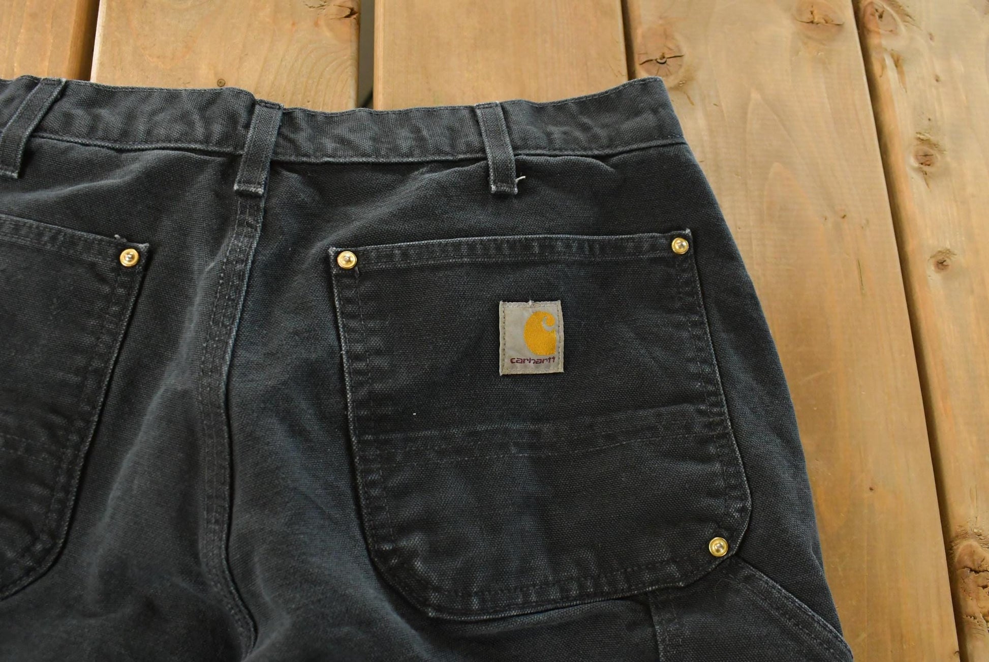 Vintage Carhartt Carpenter Pants 32x29, Distressed Y2K Workwear from propervintagecanada