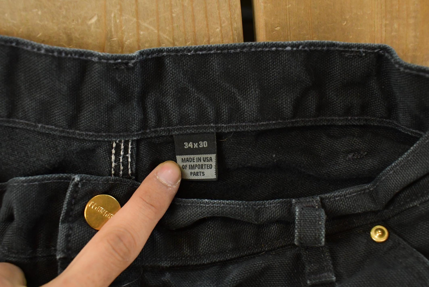Vintage Carhartt Carpenter Pants 32x29, Distressed Y2K Workwear from propervintagecanada