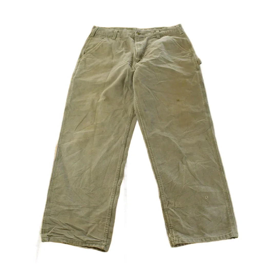 Vintage Carhartt Carpenter Pants, Men's 35x31, Distressed Workwear from propervintagecanada