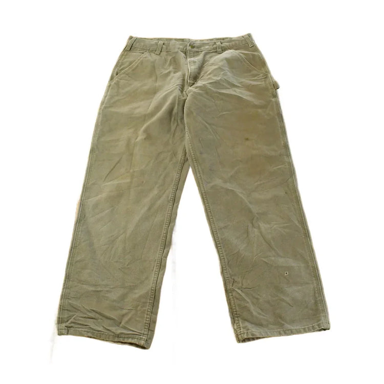 Vintage Carhartt Carpenter Pants, Men's 35x31, Distressed Workwear from propervintagecanada