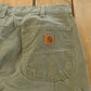Vintage Carhartt Carpenter Pants, Men's 35x31, Distressed Workwear from propervintagecanada