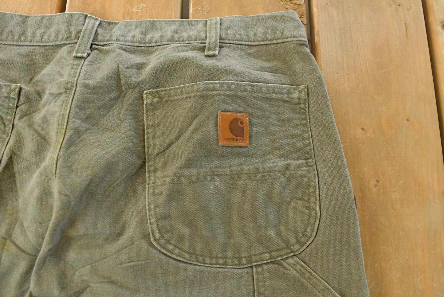 Vintage Carhartt Carpenter Pants, Men's 35x31, Distressed Workwear from propervintagecanada
