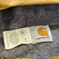 Vintage Carhartt Chore Coat Blanket Lined 1980s With Hood / Vintage Workwear / Streetwear / Made In USA / 90s / Distressed Carhartt from propervintagecanada