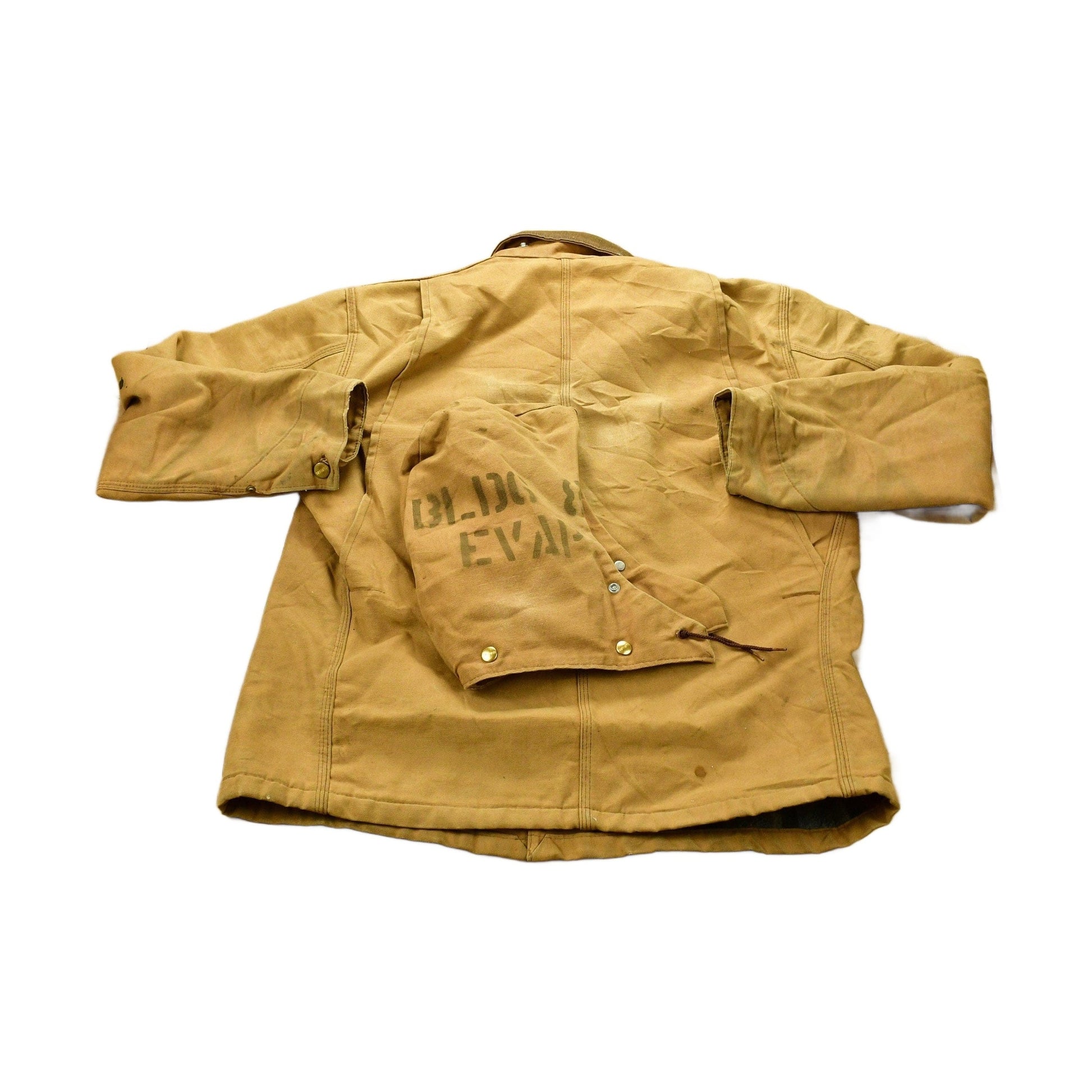 Vintage Carhartt Chore Coat Blanket Lined 1980s With Hood / Vintage Workwear / Streetwear / Made In USA / 90s / Distressed Carhartt from propervintagecanada