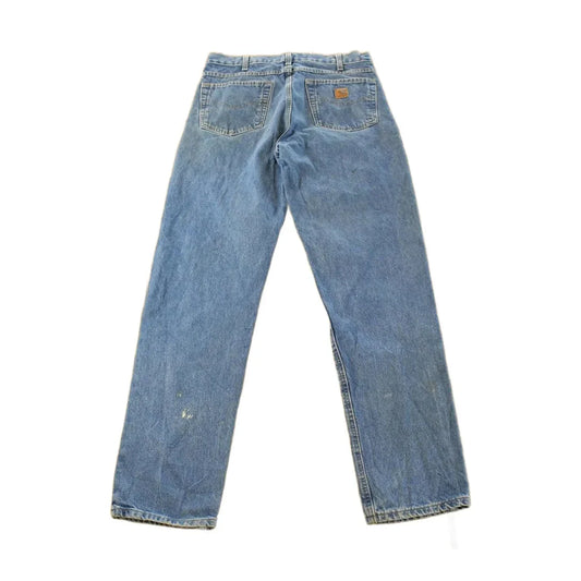 Vintage Carhartt Denim Carpenter Jeans, Men's 33x34, Distressed Y2K from propervintagecanada