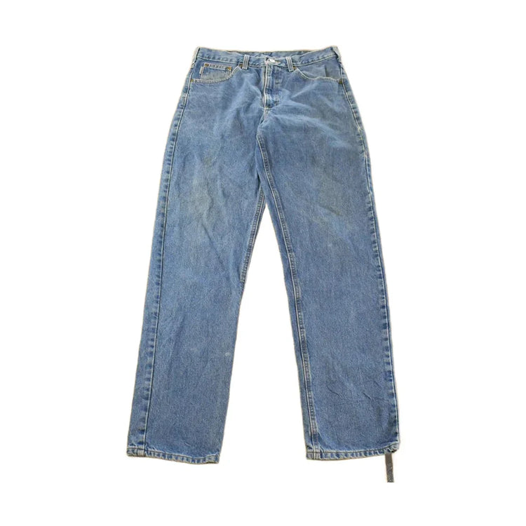 Vintage Carhartt Denim Carpenter Jeans, Men's 33x34, Distressed Y2K from propervintagecanada